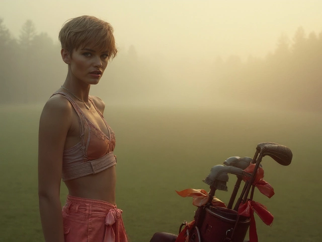 Bondage Girl: Erotische Spannung auf dem Golfplatz