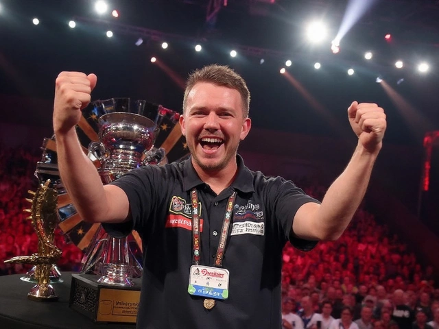 Luke Littler holt Ballon d'Art beim PDC World Championship 2025